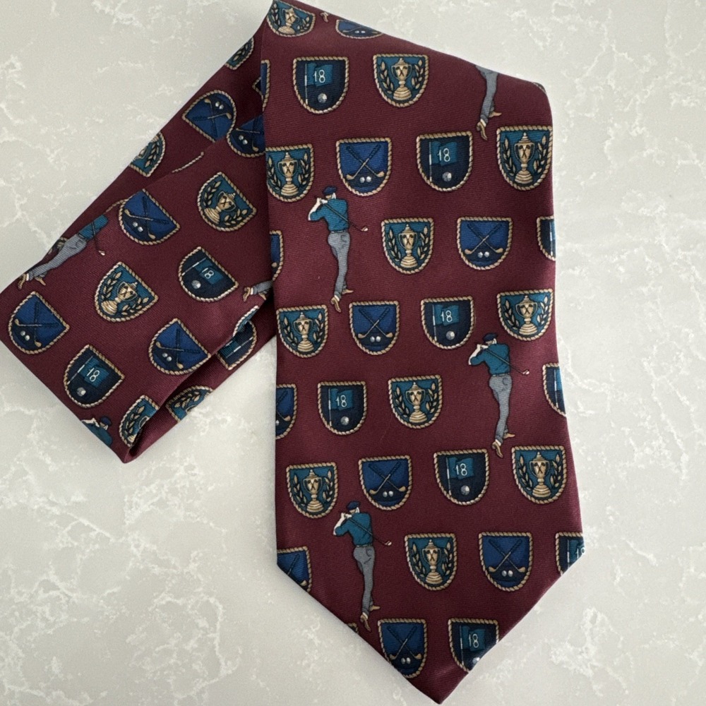 Hathaway Men's‎ Silk Tie Novelty Golfers